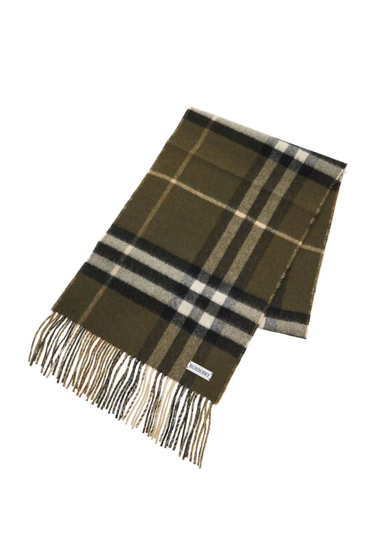 BURBERRY Reversible Check Cashmere Scarf