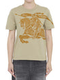 BURBERRY Chic Grey Logo Cotton Tee