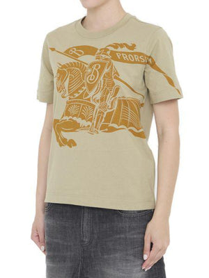 BURBERRY Graphic Print T-Shirt for Women - FW24 Collection