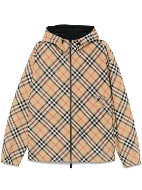 BURBERRY Reversible Vintage Check Pattern Jacket for Men