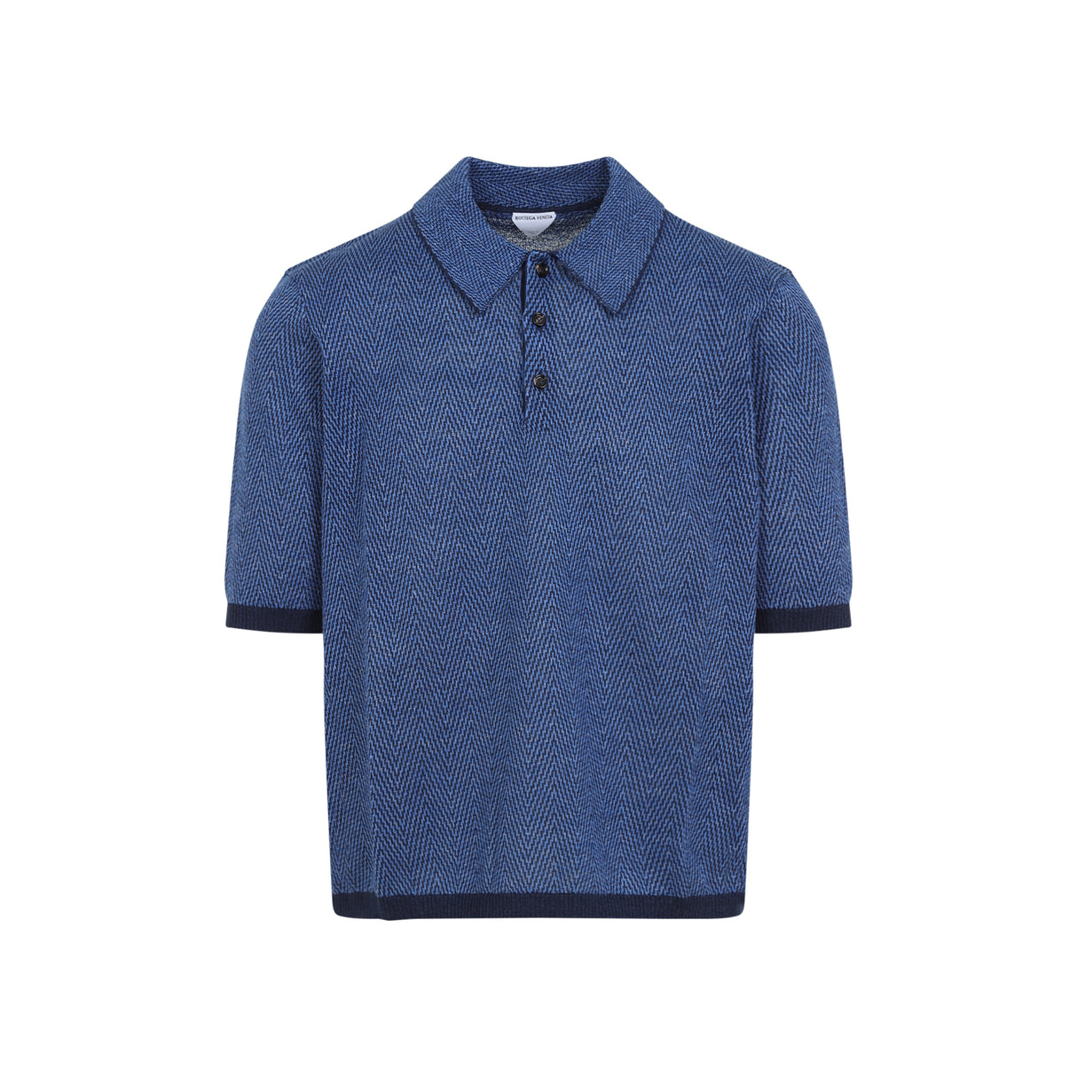 BOTTEGA VENETA Sleek Linen Polo for Men - SS25 Collection