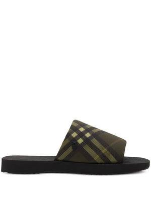 BURBERRY Trek Slide Check Sandals for Men