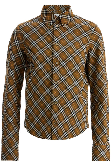 BURBERRY Classic Multicolor Check Cotton Shirt