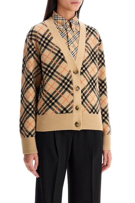 BURBERRY Cashmere Boxy Cardigan - Women's XS