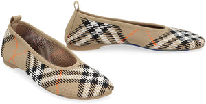 BURBERRY Mini Ballerina Knit Shoes for Women