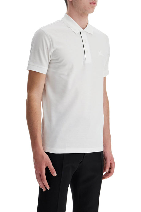 BURBERRY Timeless Elegance Cotton Polo for Men - SS25