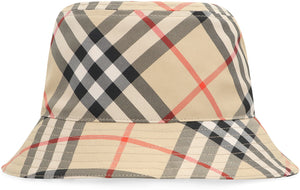 BURBERRY Stylish Bucket Hat in Classic Check Motif