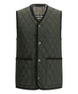 BURBERRY Men's V-Neck Snap Button Outer Vest