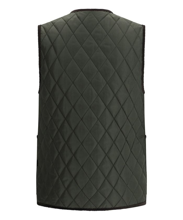 BURBERRY Men's V-Neck Snap Button Outer Vest