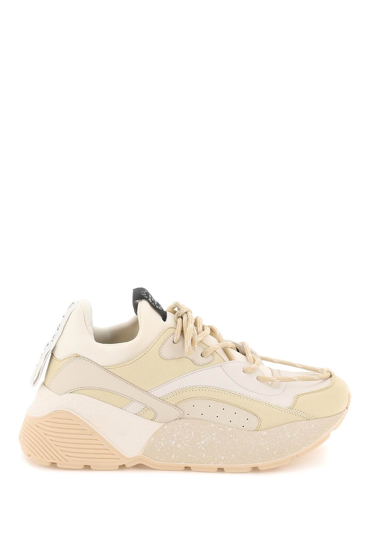 STELLA MCCARTNEY Eco-Friendly Low Trainers in White and Powder for Women (FW23)