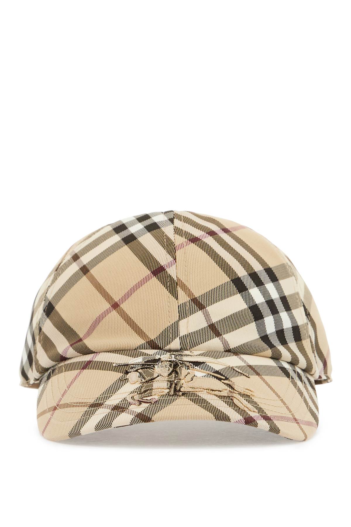 BURBERRY Technical Checkered Baseball Cap - Size M