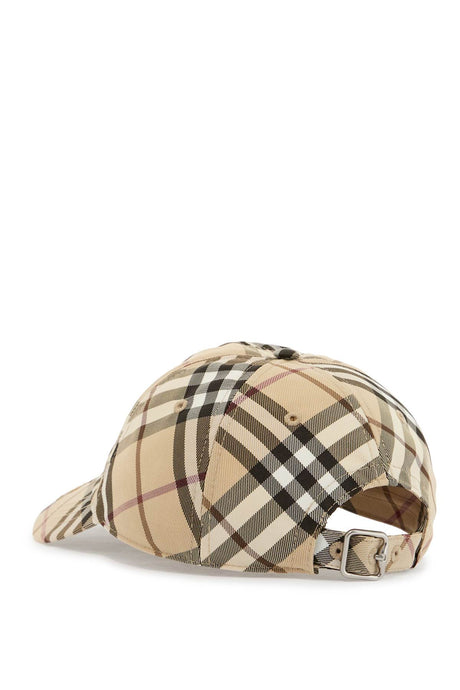 BURBERRY Technical Checkered Baseball Cap - Size M