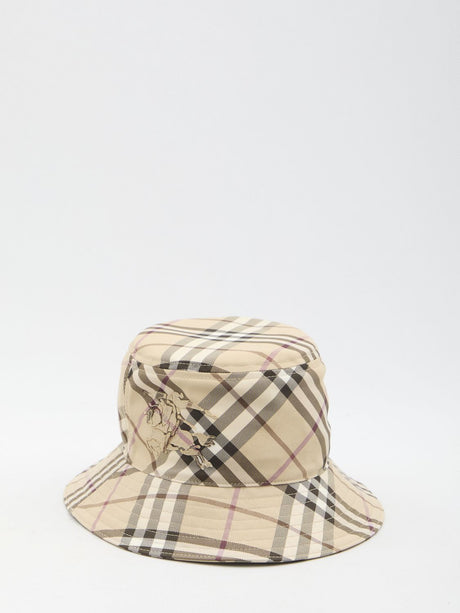 BURBERRY Check Bucket Hat for Women - Spring/Summer 25