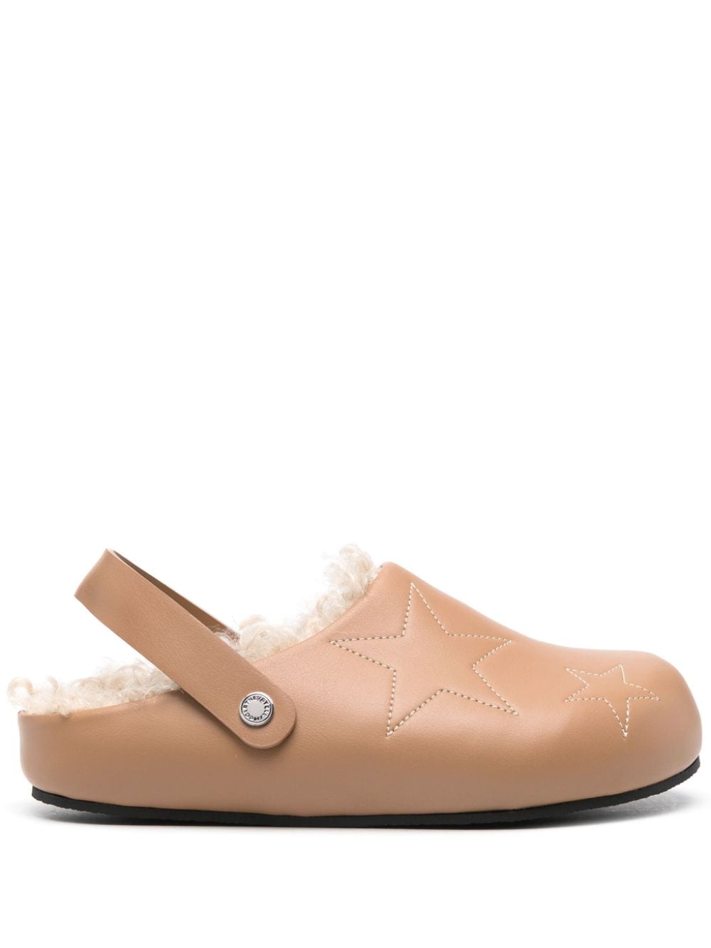 STELLA MCCARTNEY Asymmetric Toe Flat Slip-On Slippers for Women