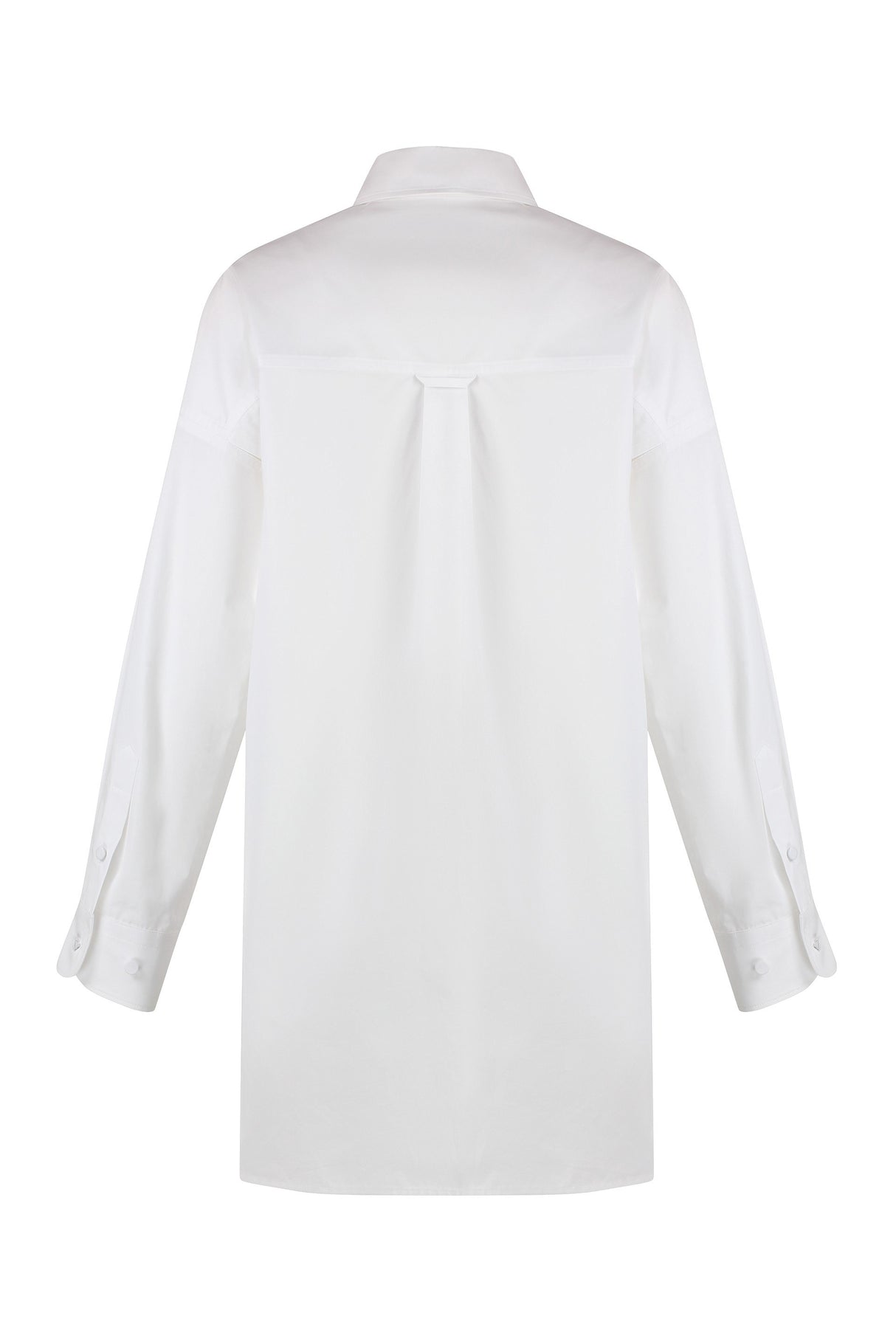 GUCCI Cotton Poplin Shirt with Hidden Fastening and Side Slits - Fall/Winter 2024