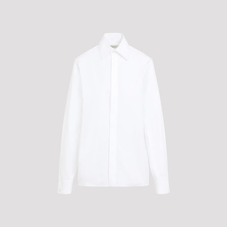 SAINT LAURENT Women's Classic Cotton Shirt for Fall 2024