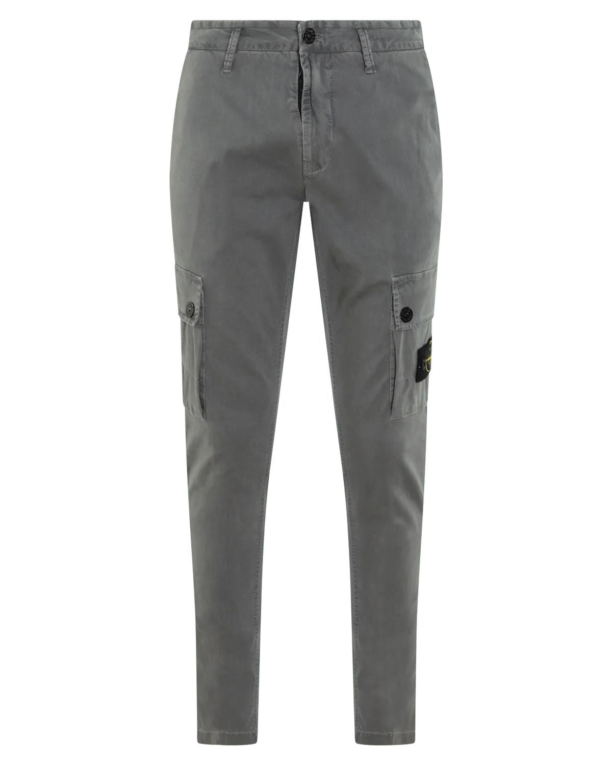 STONE ISLAND Contemporary Grey-Green Trousers