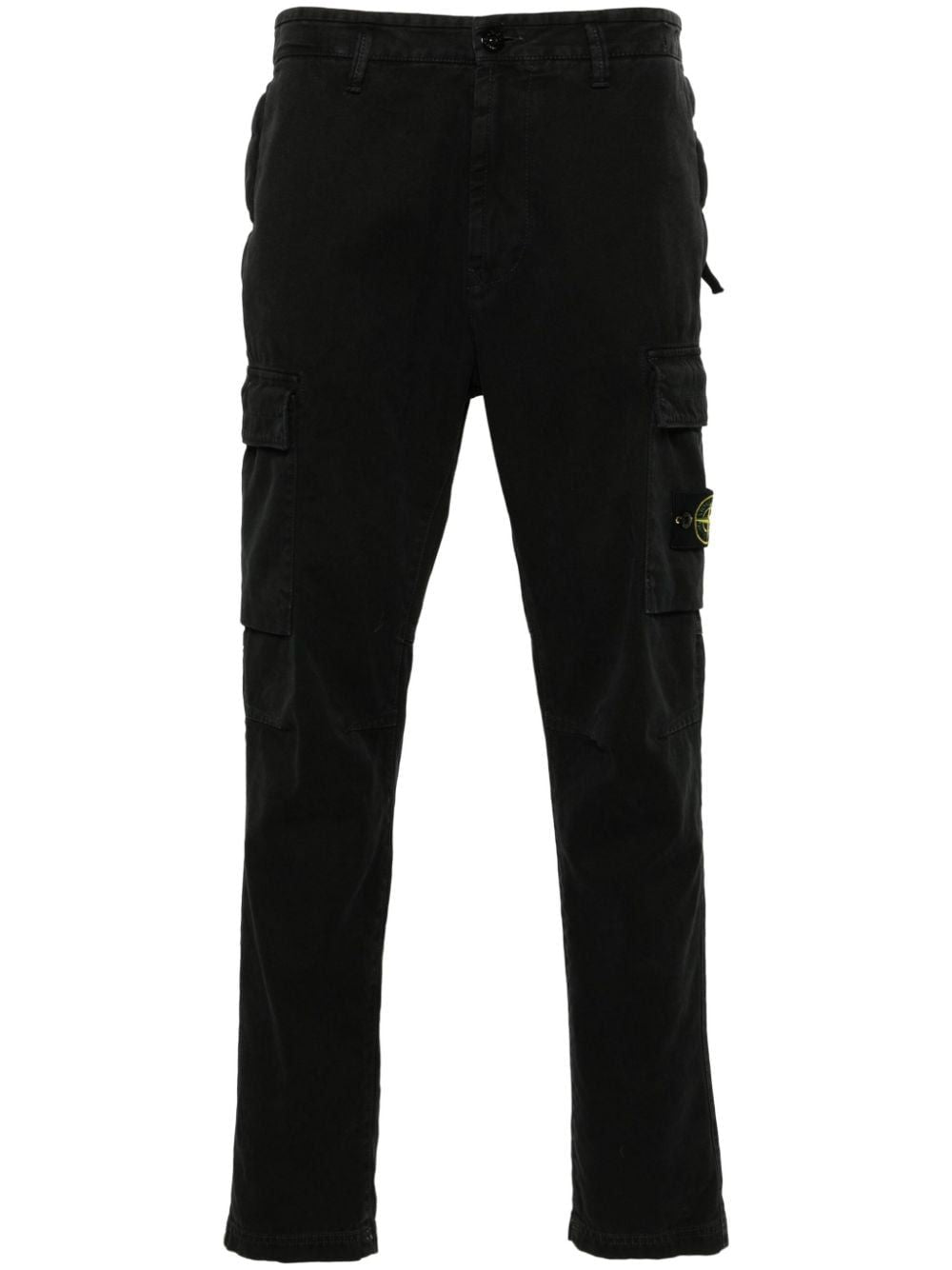 STONE ISLAND Regular Tapered Cotton Trousers