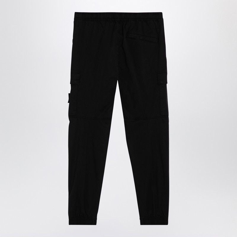 STONE ISLAND Cotton Jogging Trousers with Logo for Men