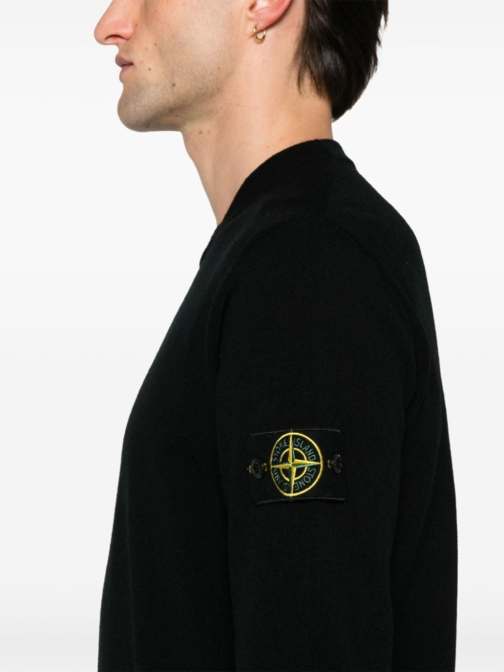 STONE ISLAND Wool Mix Crew Neck Sweater for Men - FW24 Collection