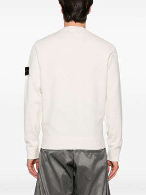 STONE ISLAND Wool Mix Crew Neck Sweater for Men - FW24 Collection