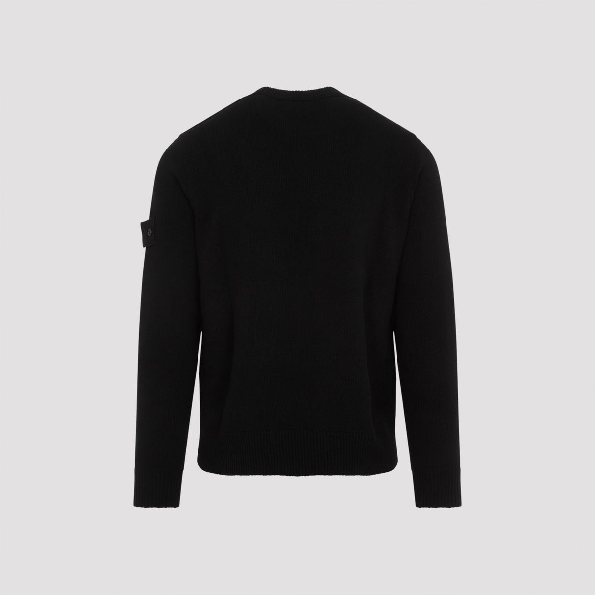 STONE ISLAND Elegant Black Wool Sweater