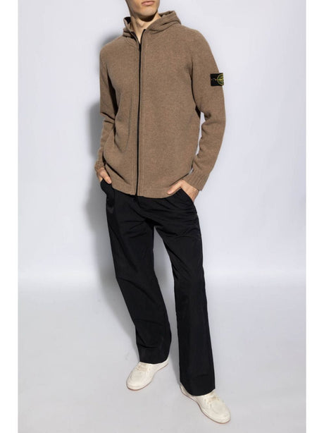 STONE ISLAND Autumn Walnut Knit Sweater