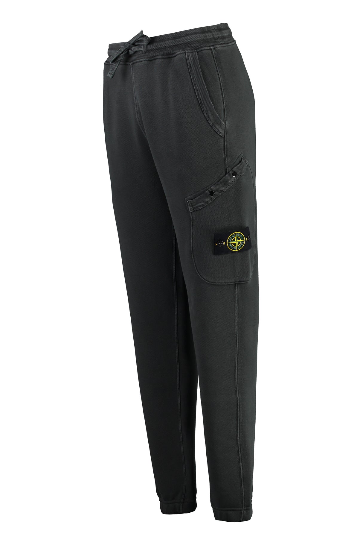 STONE ISLAND Logo Print Sweatpants for Men