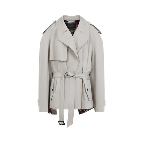 BALENCIAGA Mini Cropped Trench Coat