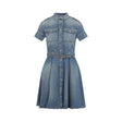 ALEXANDER MCQUEEN Women's Denim Mini Dress