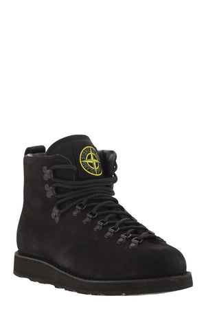 STONE ISLAND Urban Trek Nubuck Leather Boots with Vibram Sole, 3.5 cm