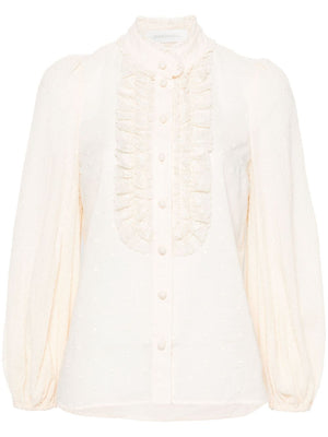 ZIMMERMANN Beige Women's Shirt for 2024 Season