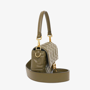 FENDI Avocado Lamb Leather Mini Baguette