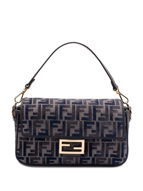 FENDI Denim Baguette Bag