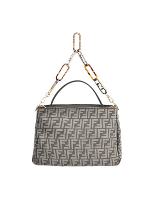 Elegant Fendi Handbag in Anthracite Shades