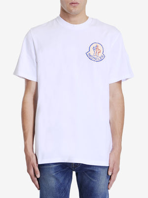 MONCLER Essential Logo Print Cotton Tee