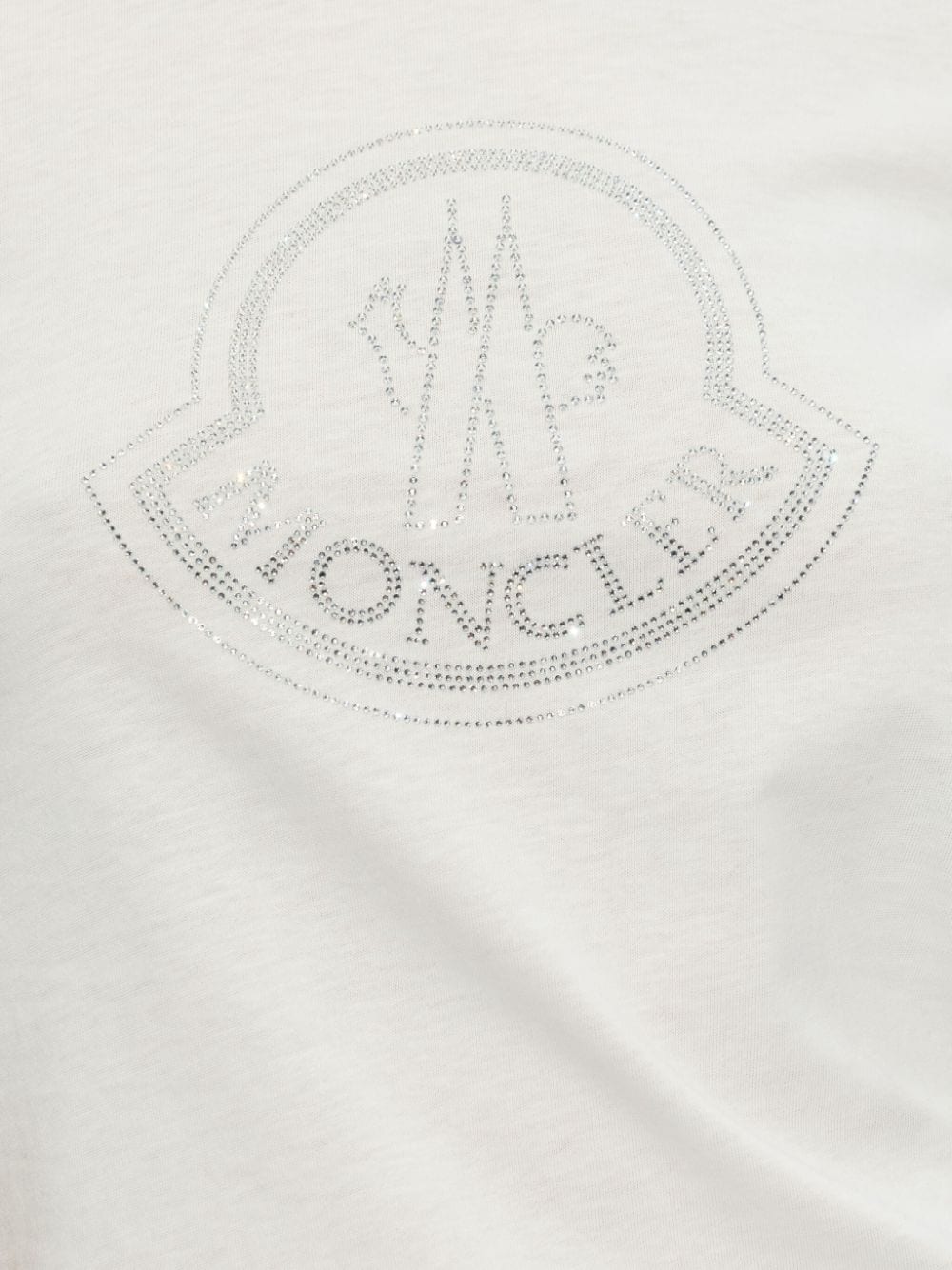 MONCLER Crystal Sparkle Cotton Tee