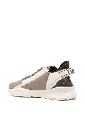 FENDI Flow Low-Top Leather Sneaker