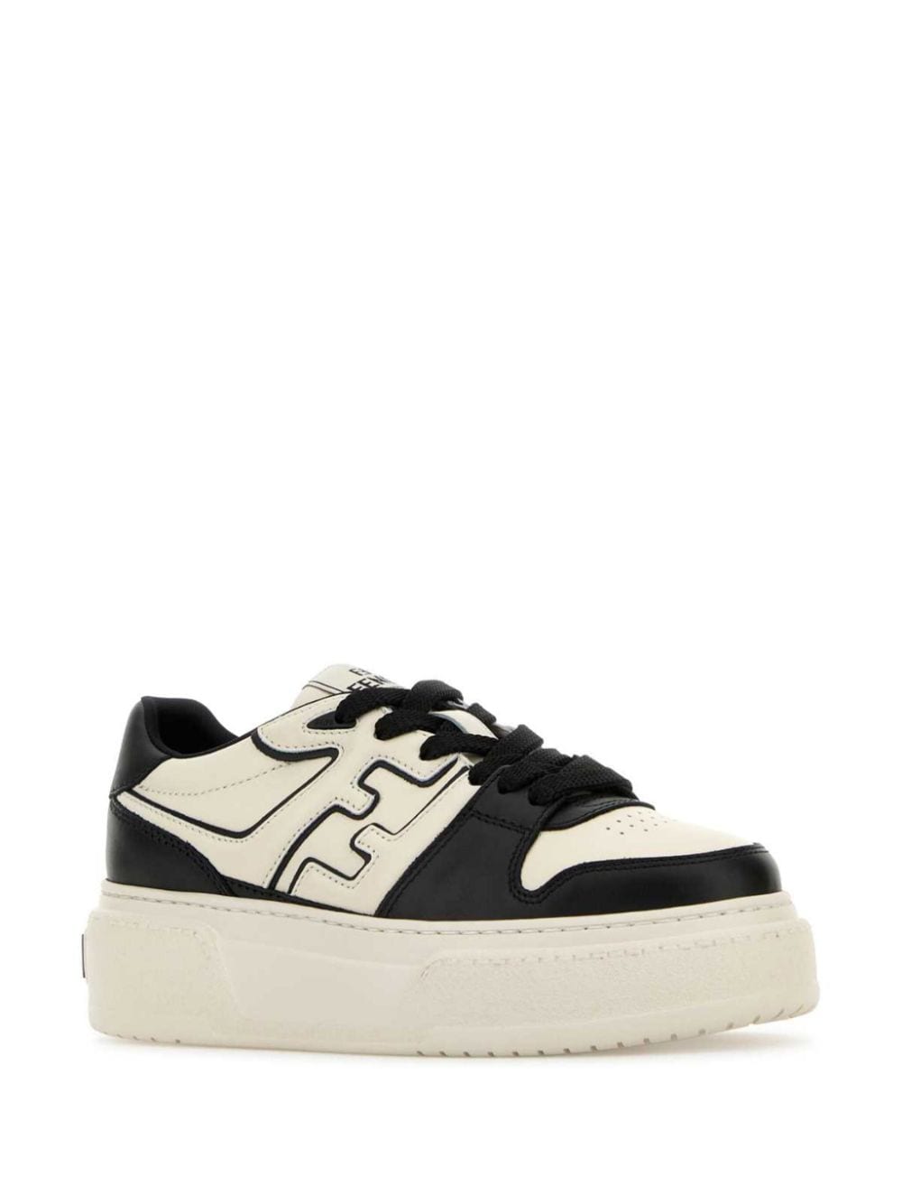 FENDI Panelled Leather Sneakers for Women