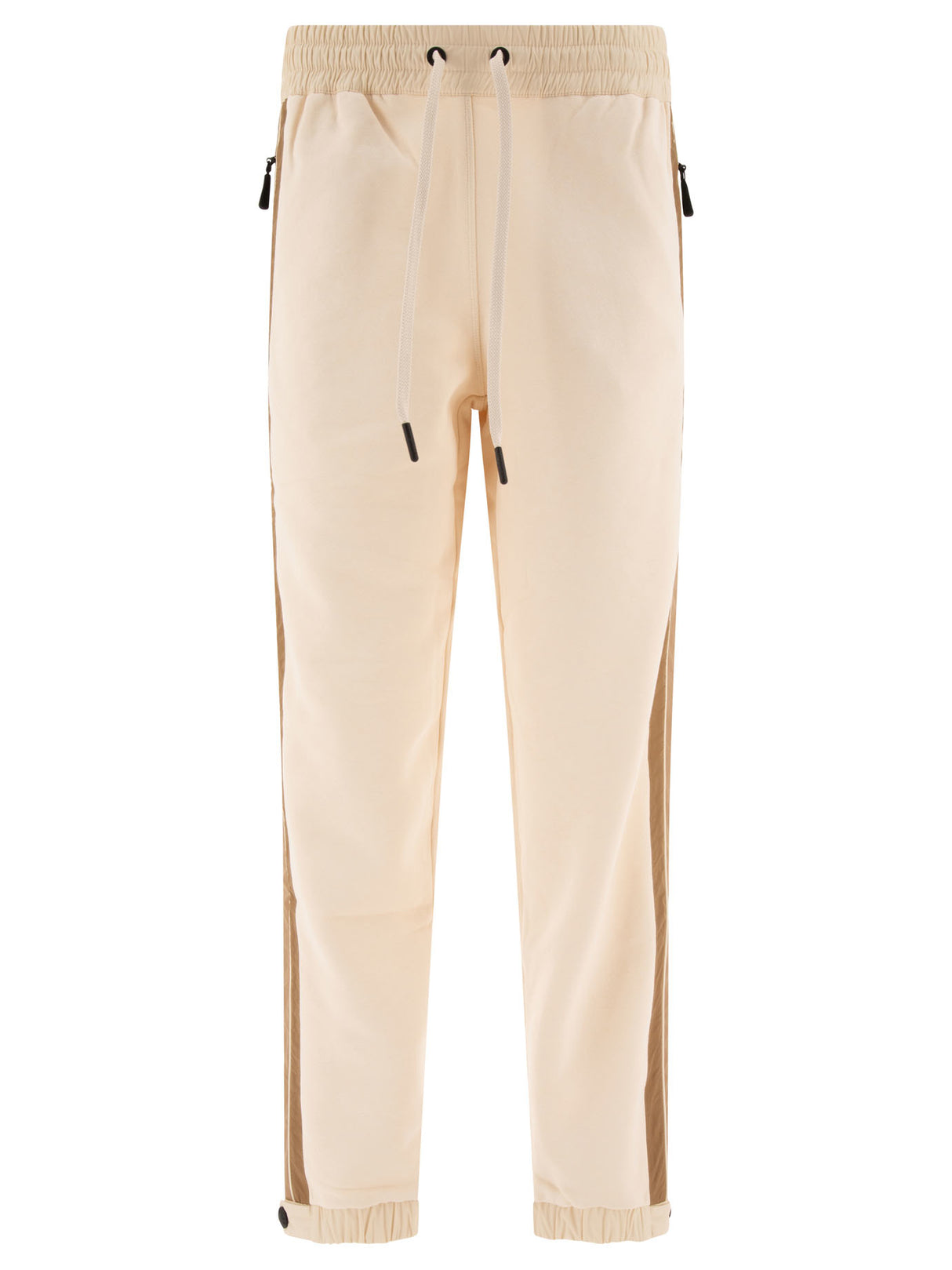 MONCLER GRENOBLE Padded High-Rise Joggers with Mountain Emblem