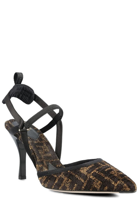 FENDI Elegant and Luxurious Slingback Pumps for Women - TABNERO FW23