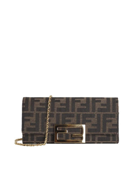 FENDI Continental Wallet with Chain