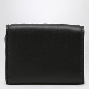 FENDI Mini Black Tri-Fold Wallet