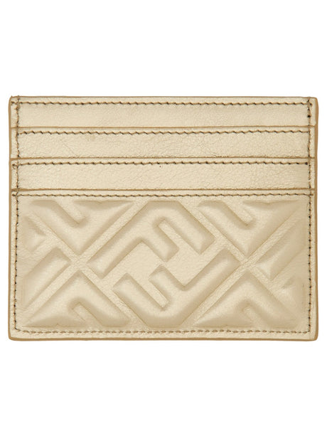 FENDI Mini Leather Card Holder Wallet