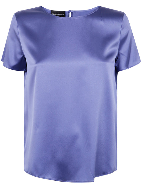 EMPORIO ARMANI Chic Silk Blend Women's Top