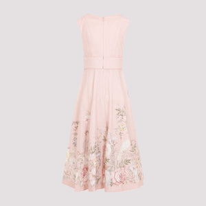 ZIMMERMANN Waverly Plunge Midi Dress