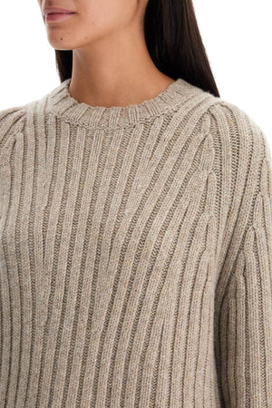 KHAITE Relaxed Fit Crew Neck Pullover - Size S