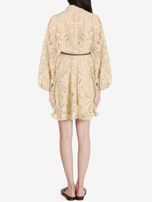 ZIMMERMANN Lace Mini Dress for Women - Fall / Winter 2024