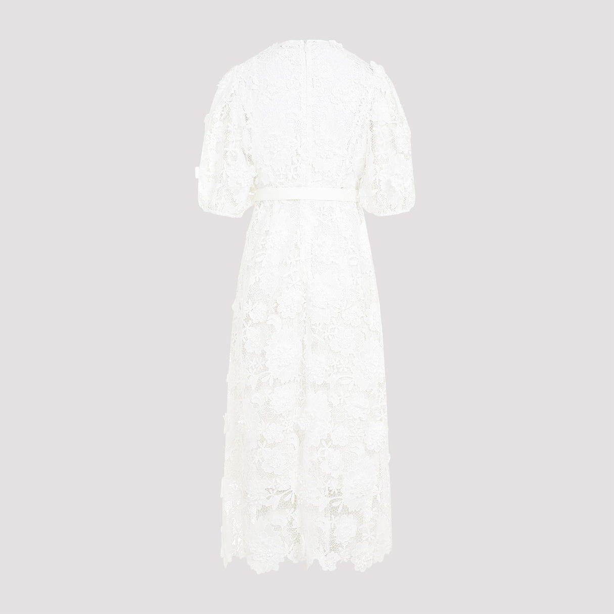 ZIMMERMANN Halliday Floral Lace Midi Dress