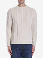 MONCLER Crewneck Cableknit Sweater - Regular Fit